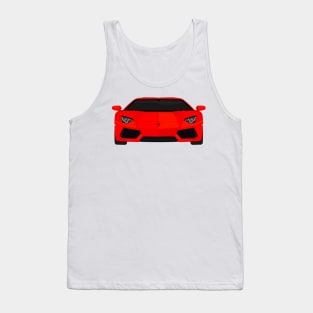 AVENTADOR RED Tank Top